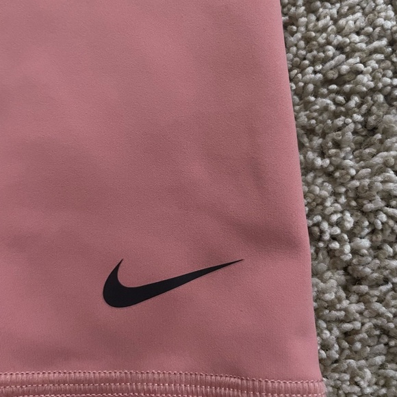 Nike Pink Athletic Shorts with Compression Fit - Picture 3 of 4